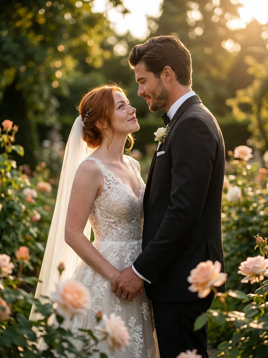 Fotografía de bodas de lujo de alta gama: Ceremonia al aire libre de los novios