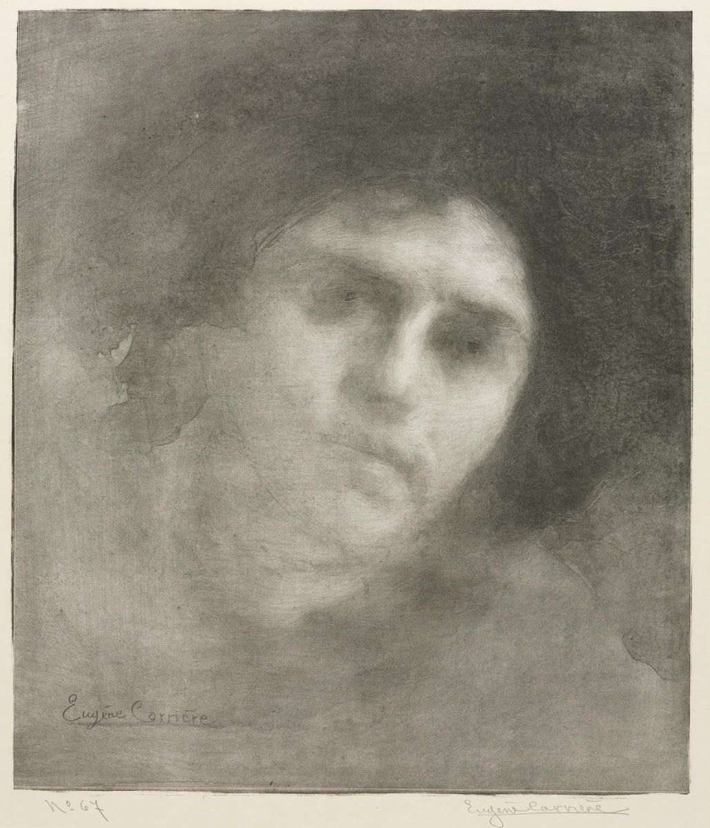 Madame Eugène Carrière large plate 1893