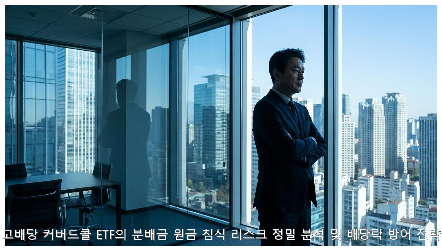 고배당 커버드콜 ETF의 분배금 원금 침식 리스크 정밀 분석 및 배당락 방어 전략 핵심 안내 및 분석 인포그래픽 (4)