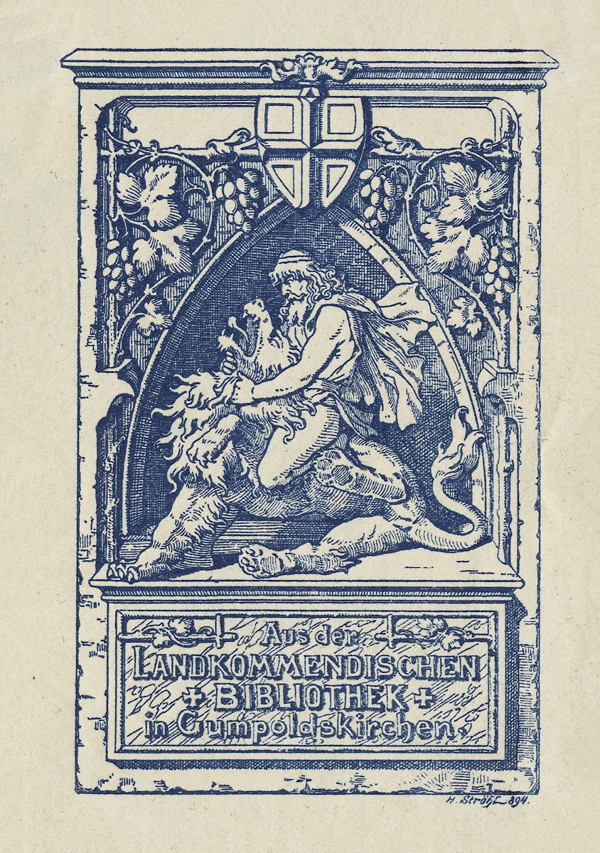 Landkommendischen Bibliothek 1894