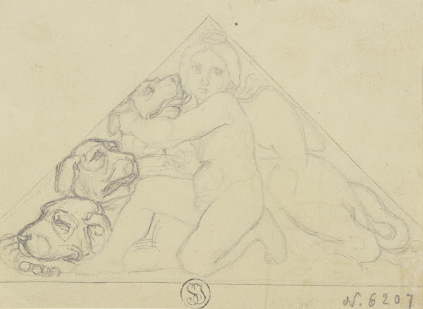 Erot with Cerberus 1820