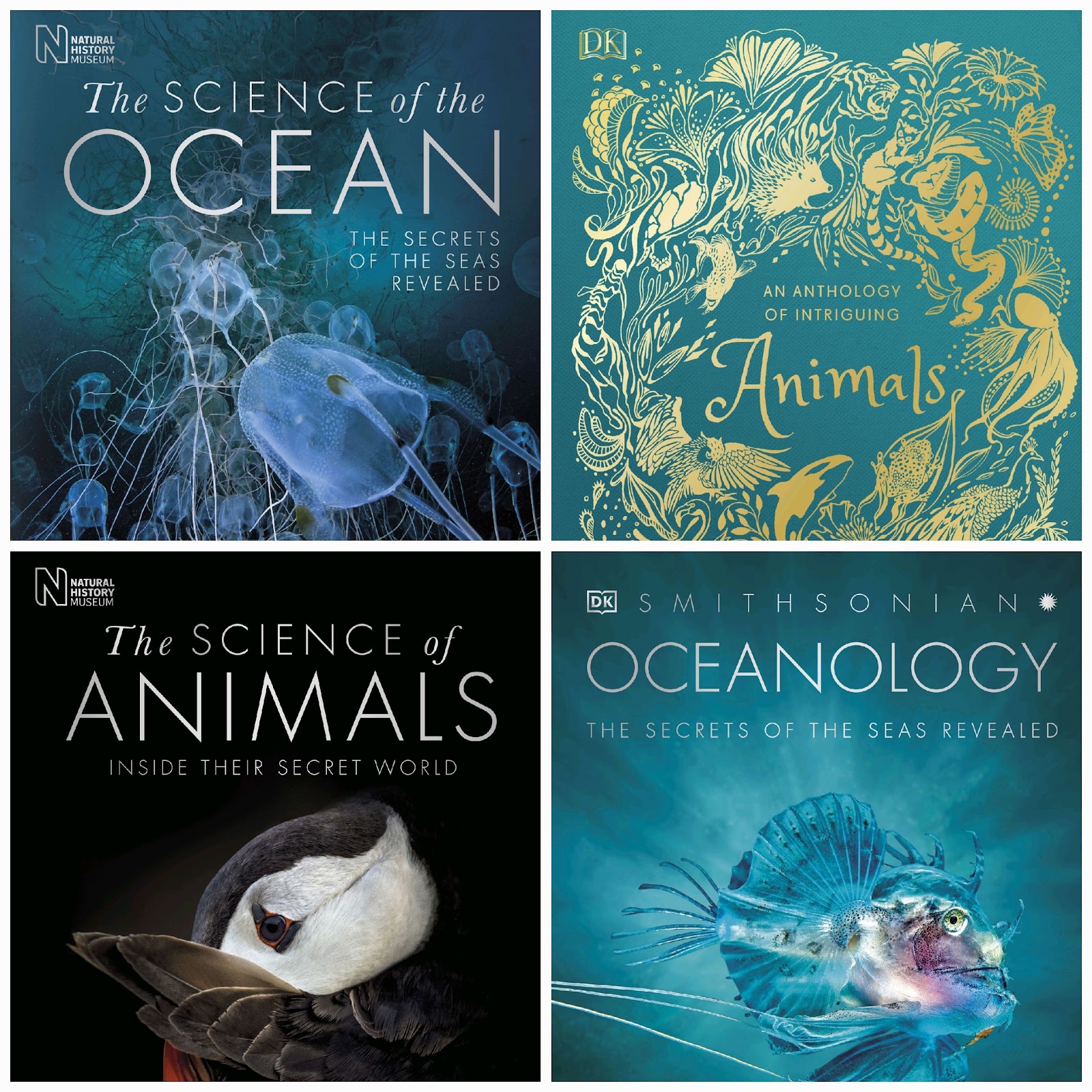 Combo 4 ebook DK An Anthology of Intriguing Animals – Oceanology – The Science of Animals – The Science of the Ocean *