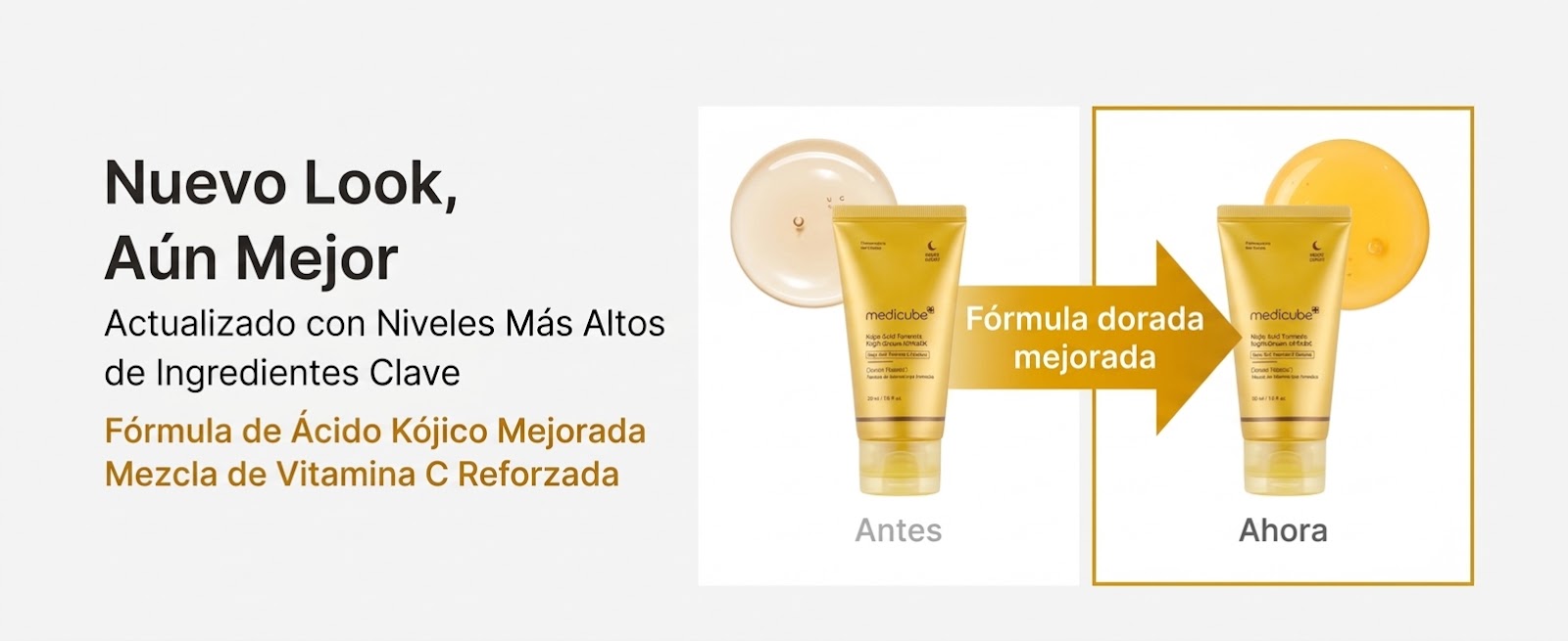 Mascarilla Medicube Kojic Acid Turmeric 2.0