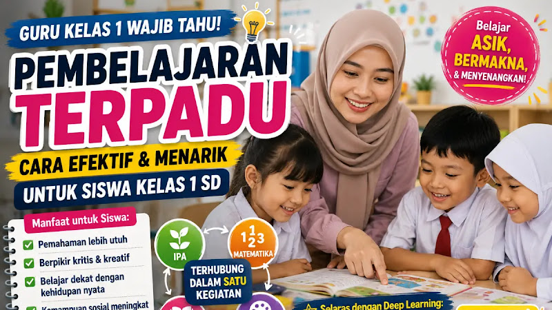 Cara Menerapkan Pembelajaran Terpadu di Kelas 1 SD agar Belajar Lebih Menyenangkan