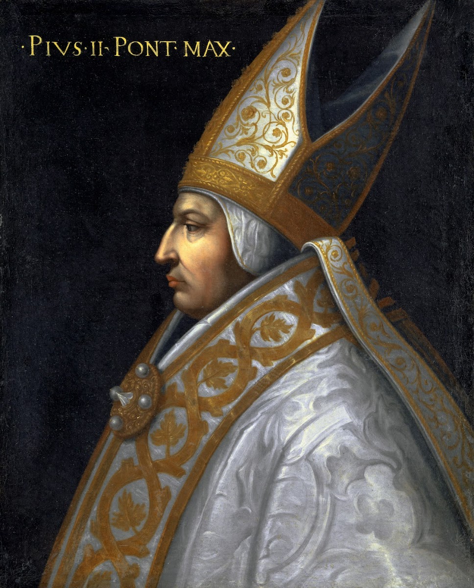 Portrait of Pope Pius II Enea Silvio Piccolomini