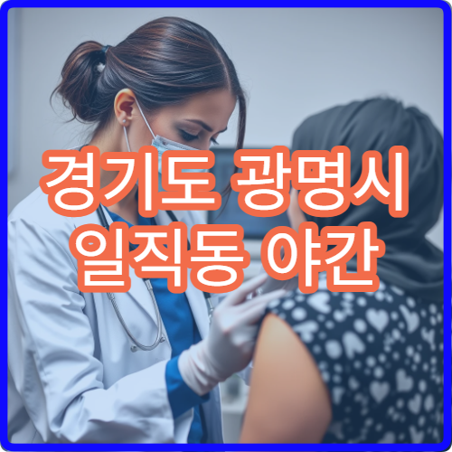 경기도 광명시 일직동 야간 비뇨의학과 병원 심야 방문