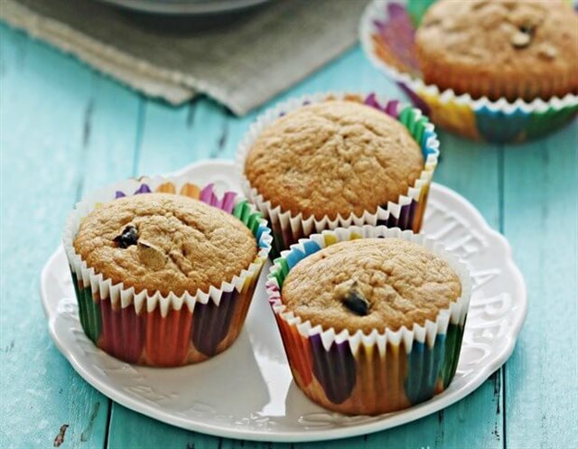 Bánh Muffin Chuối Nho Khô