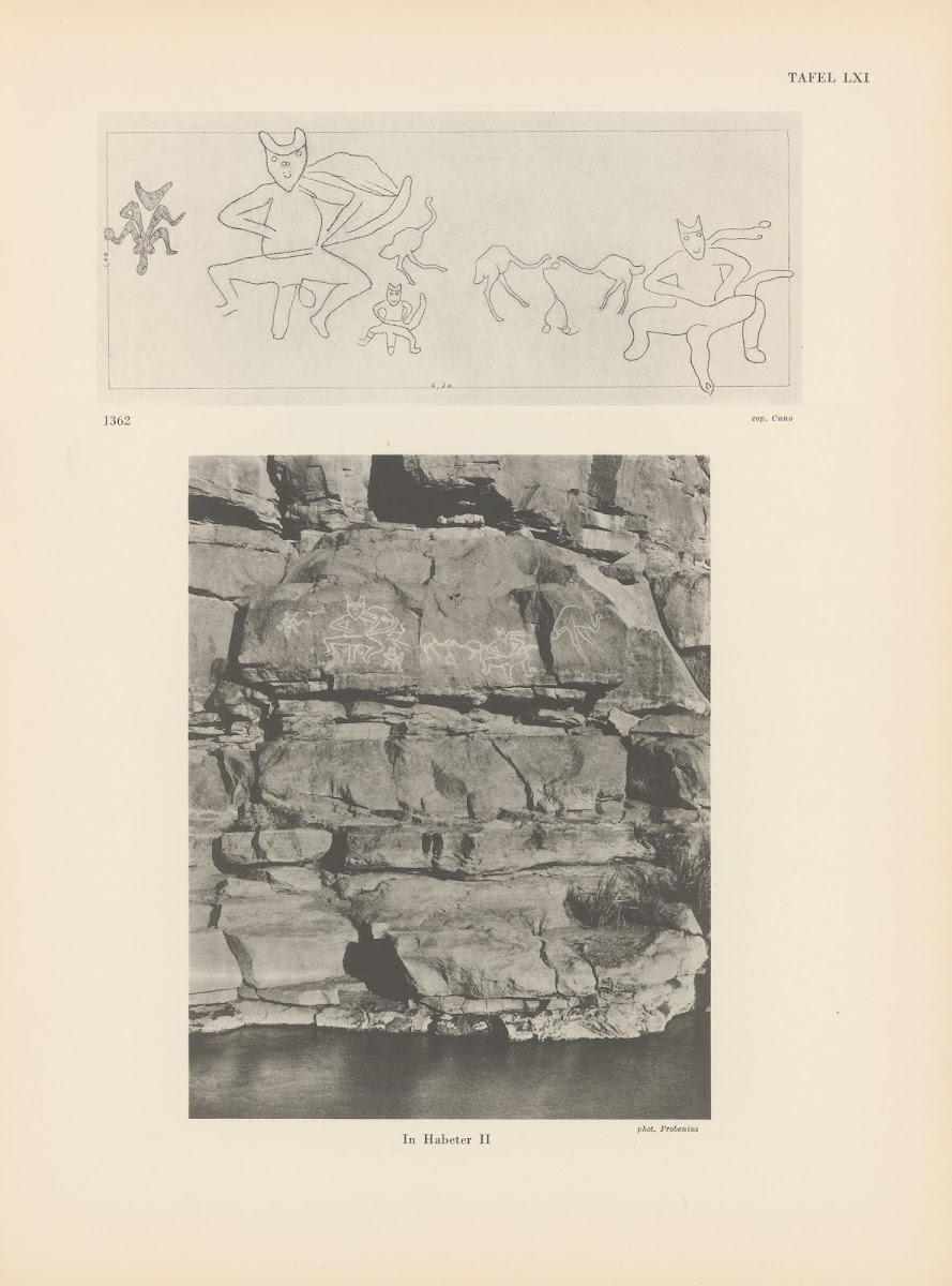 Ekade Ektab die Felsbilder Fezzans Pl57 1937