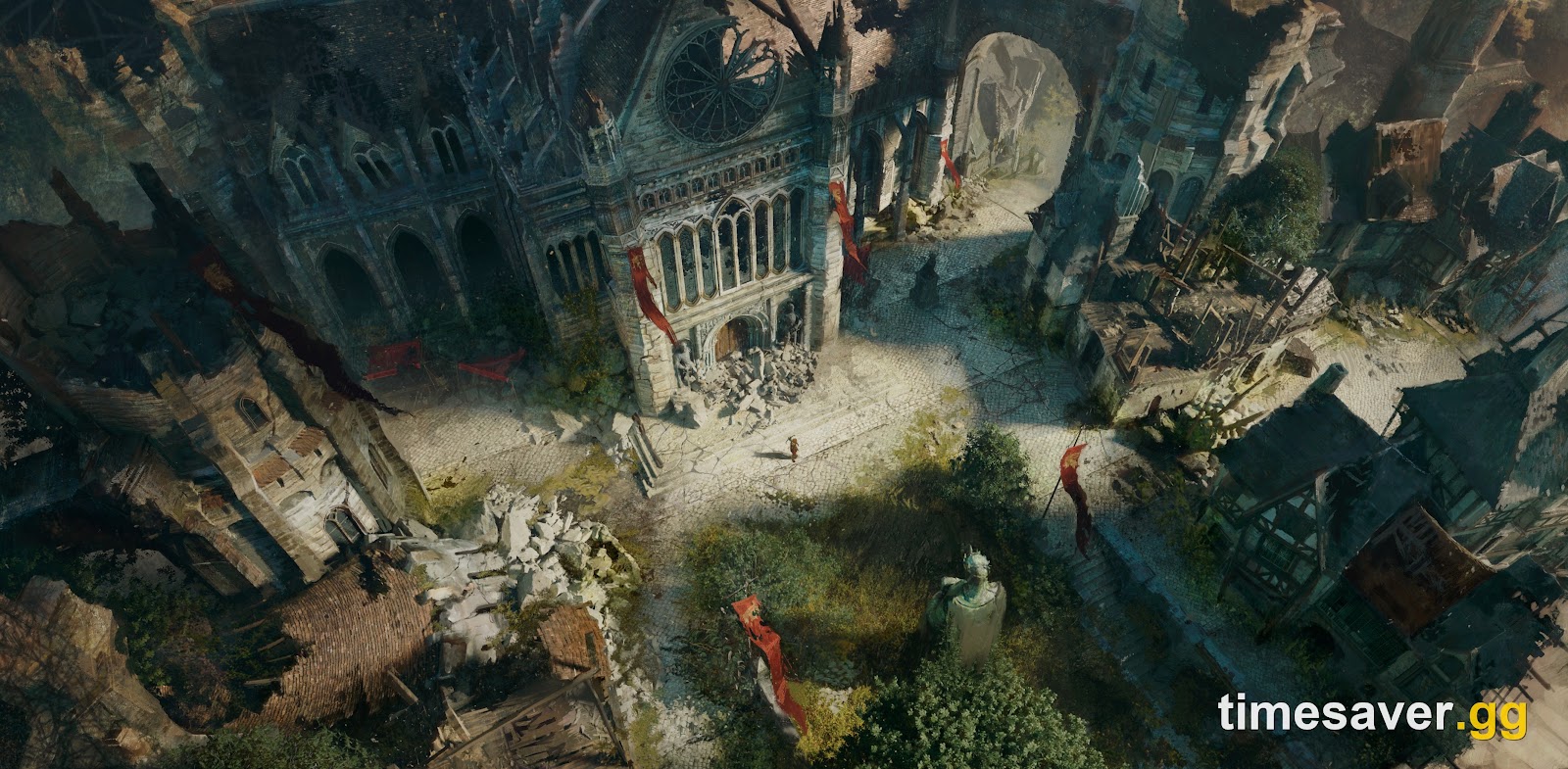 The ruined Western Continent under Diablo's rule — a fallen Sanctuary in Diablo V