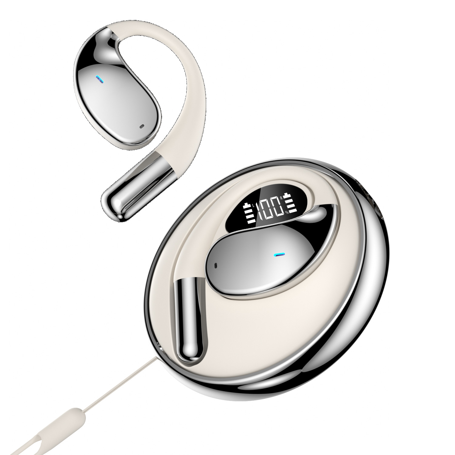 Open Bluetooth Earbuds with AI Translation YYK-Q93