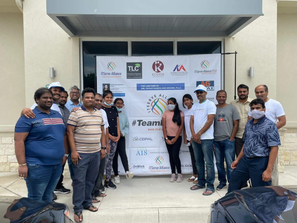 ITServe Alliance Dallas Chapter Covid-19 VACCINATION Drive as Part of our CSR Initiative