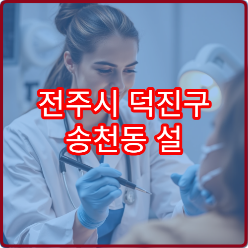 전주시 덕진구 송천동 설 명절 치과 병원 진료 시간표와 위치