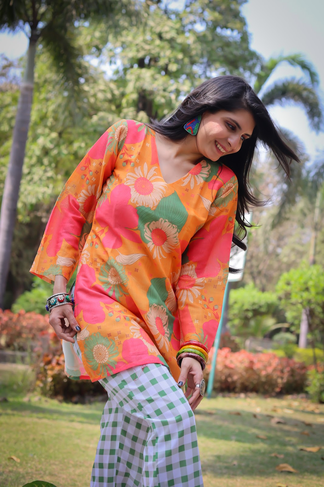 Krishna's look