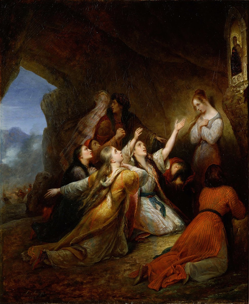 Greek Women Imploring at the Virgin of Assistance 1826