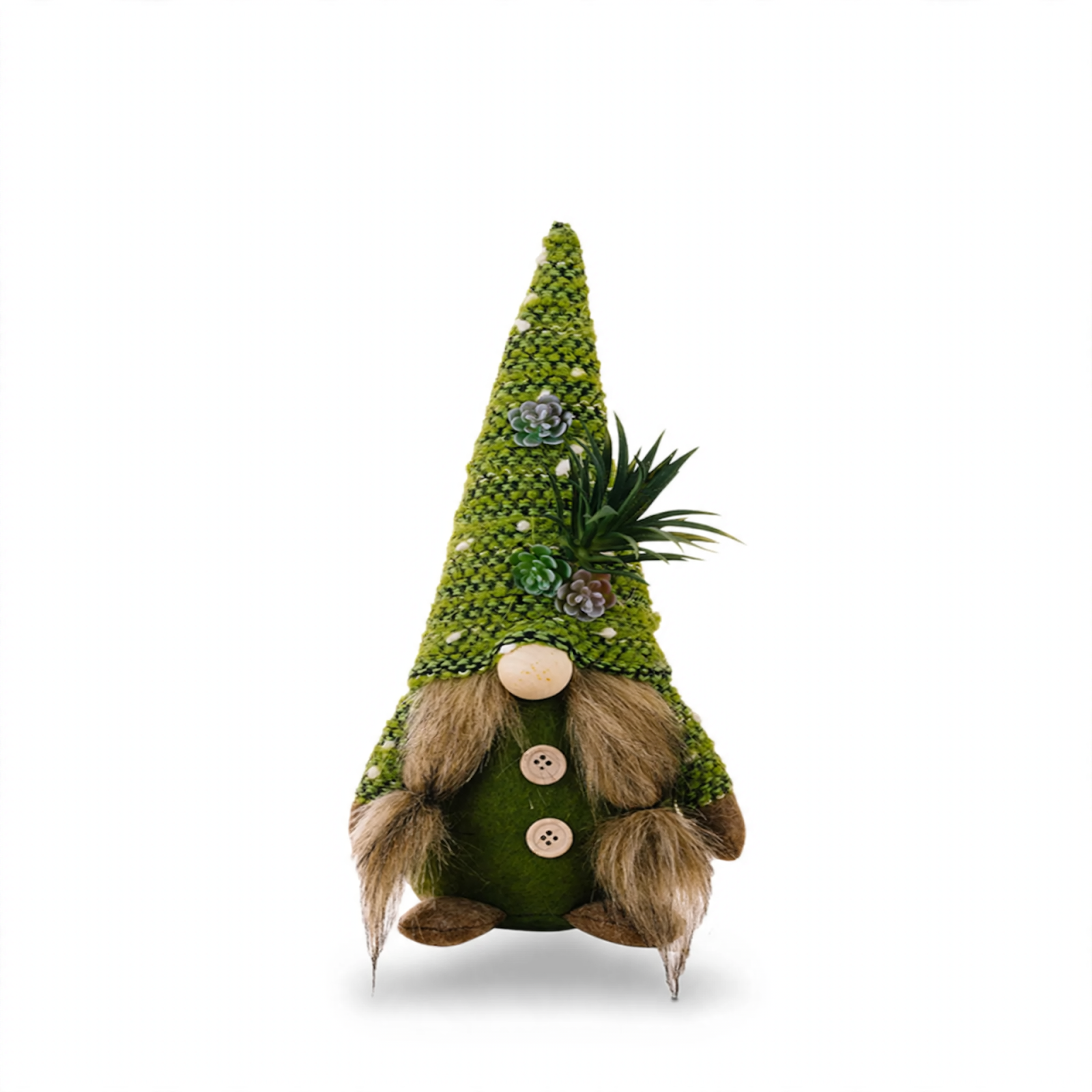 Christmas gnome figure with knitted hat