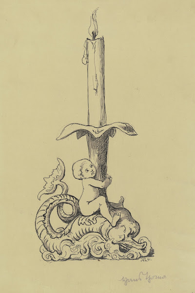Candlestick angel 1891