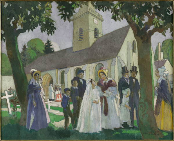 Première communion de Léopoldine à Fourqueux 1933