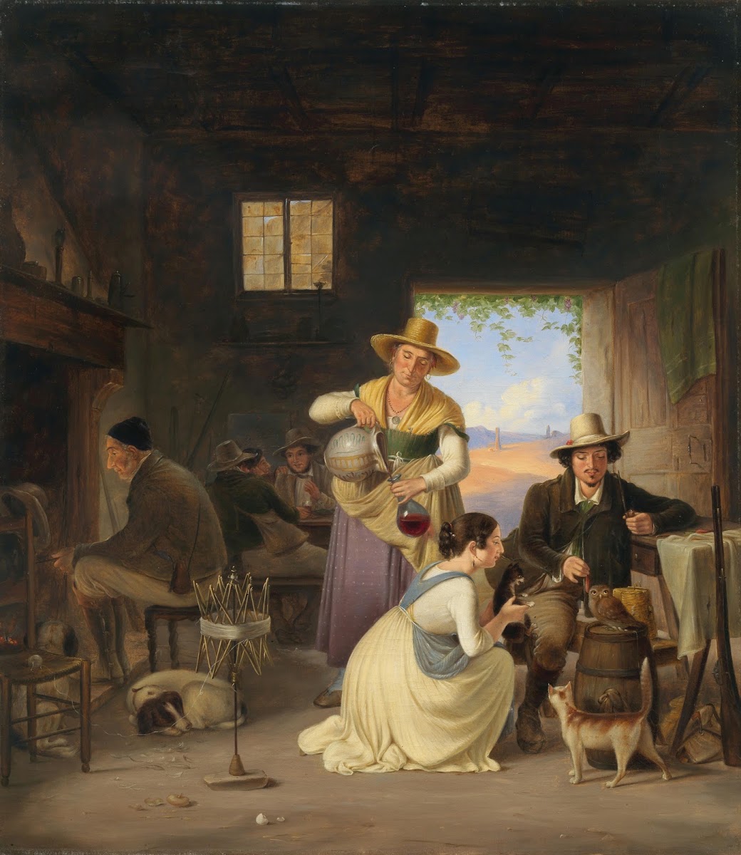 Hunters in a Tavern