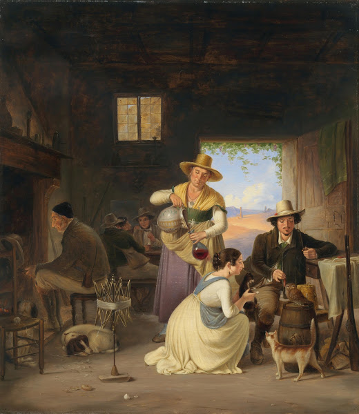Hunters in a Tavern