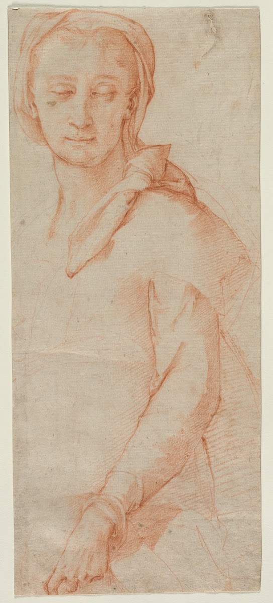 Half Length Figure Study of a Woman 1500s