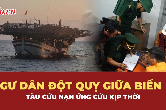 Tàu cứu nạn ứng cứu kịp thời ngư dân đột quỵ giữa biển - Báo Pháp Luật TP.HCM