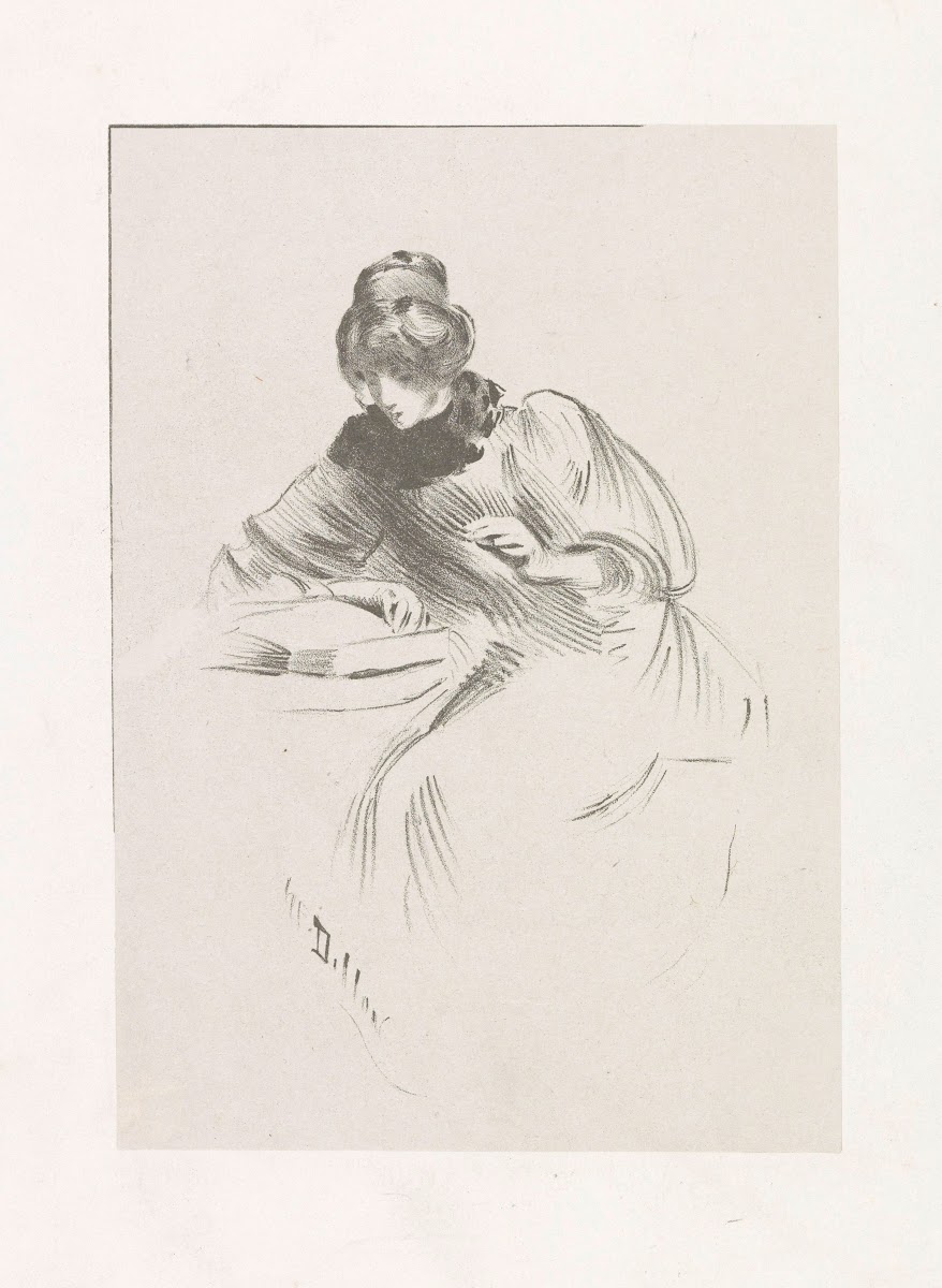 Reading woman