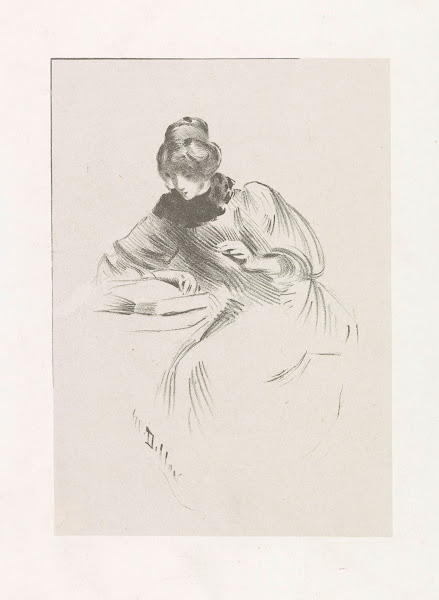 Reading woman