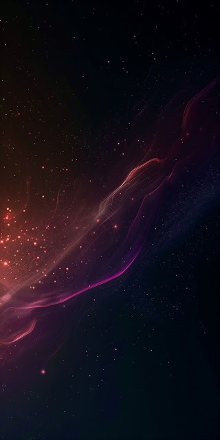 Vibrant Cosmic Nebula Red Pink Star Dust Cloud Astronomy - Free mobile Wallpaper