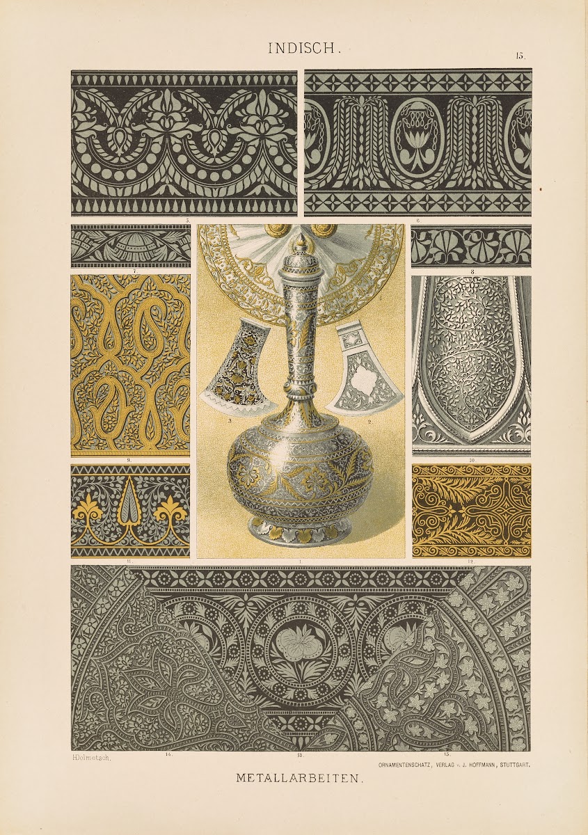 Indisch  Metallarbeiten 1887
