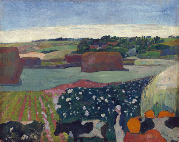 Haystacks in Brittany 1890