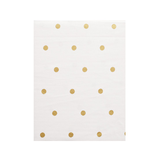 Fitted sheet for children's mattress Twins Dolce Insta 120x60 calico Peas gold