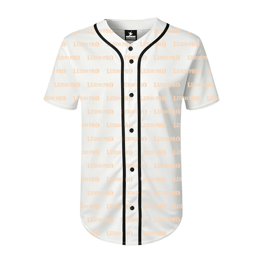 Printed Striped Youth Baseball Cardigan