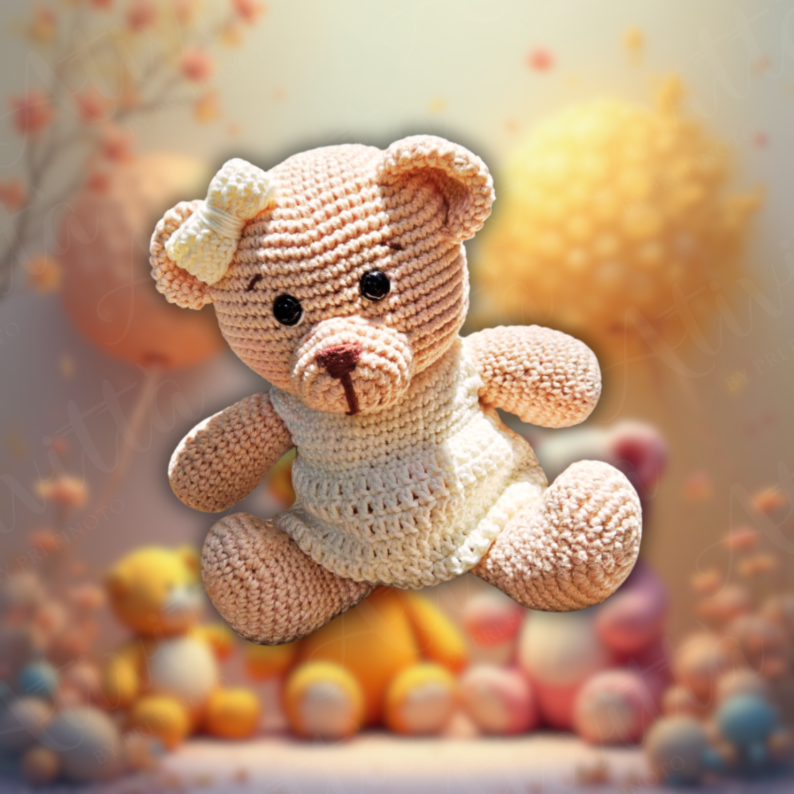 Ursinha Mel em Crochê