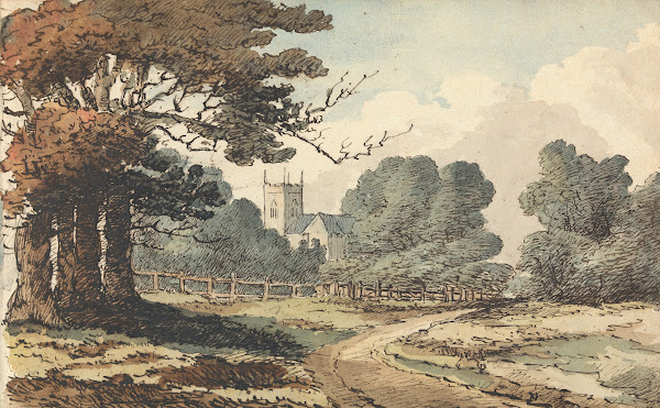 Rural Scene with Church