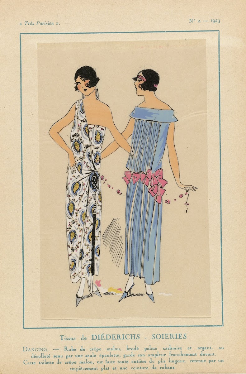 Tissus de Diéderichs  Soieries 1923