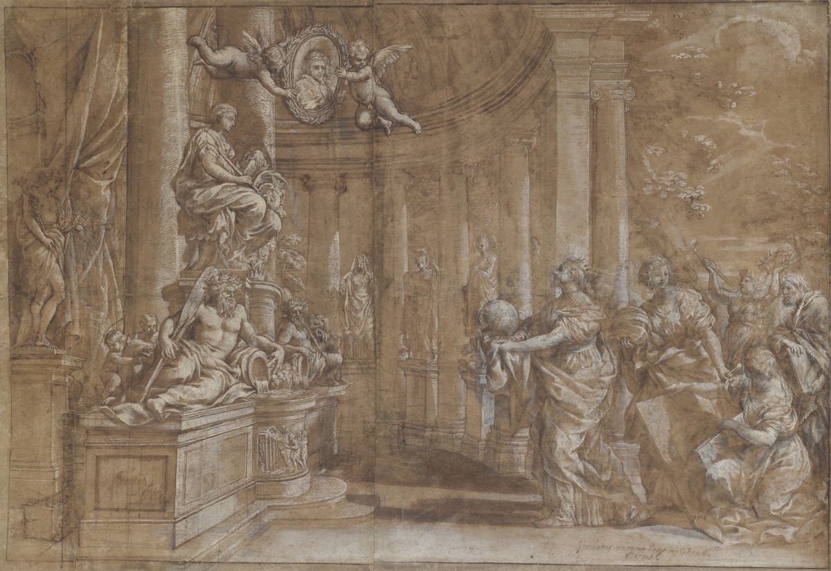 Allegory in Honor of Cardinal Antonio Barberini the Younger 1607 1671 15961669
