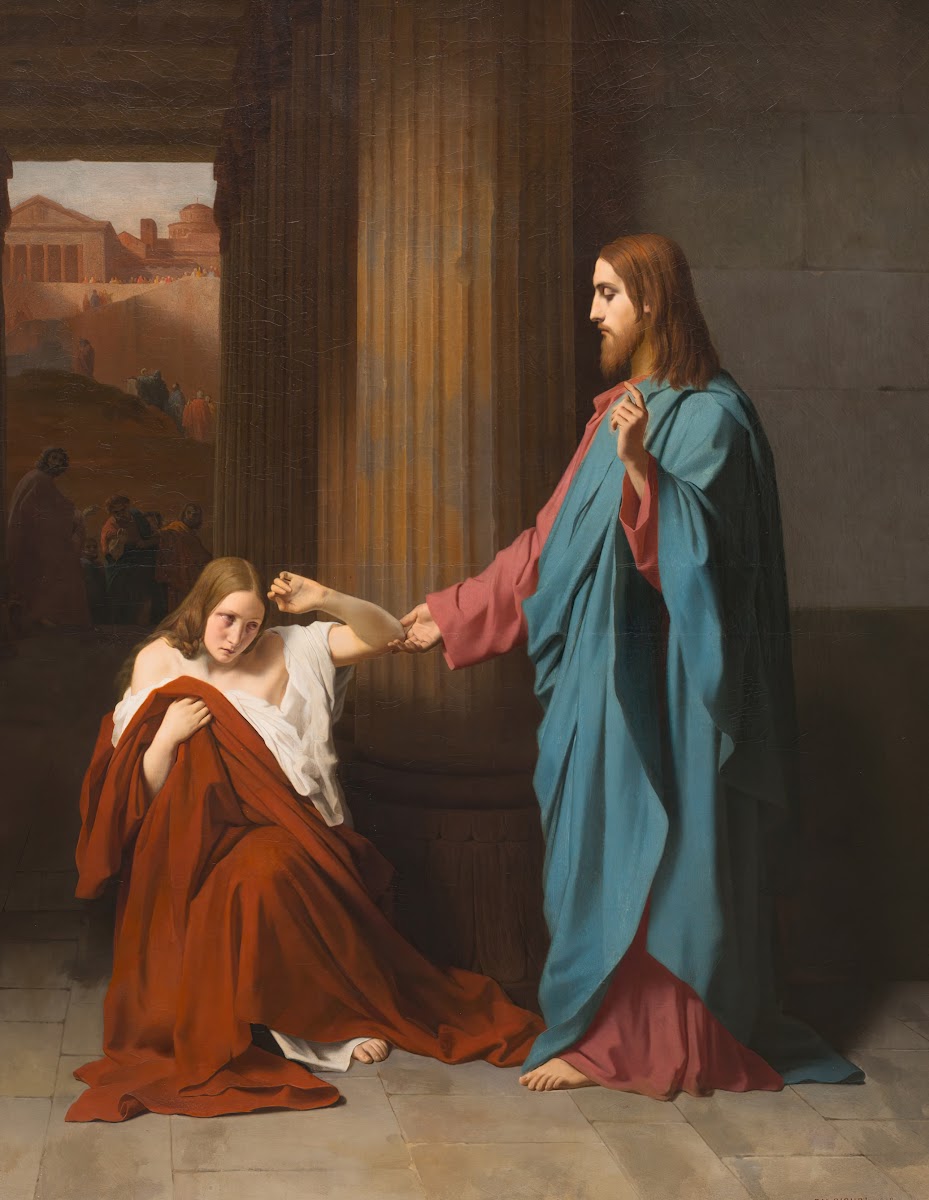 Christ and the Woman Taken in Adultery 1842