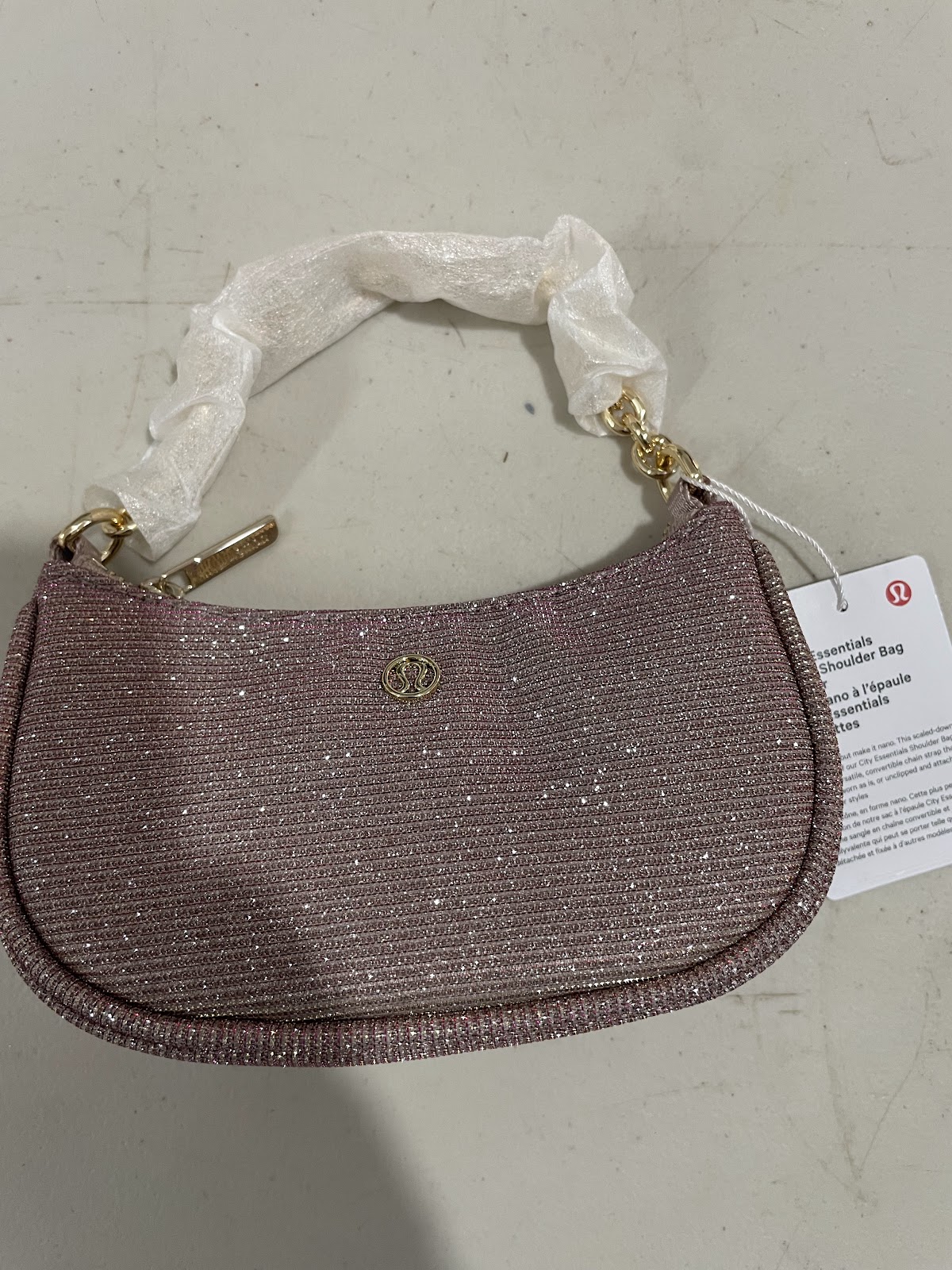 LuluLemon Nano Sling Glitters Pink #1081