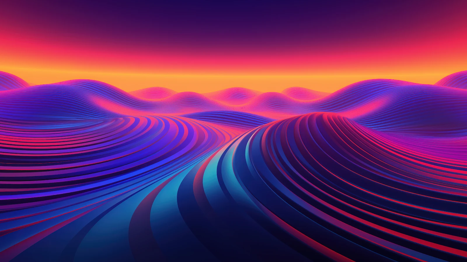 A Stunning Abstract, Colorful, 3D Abstract, Swirls, Digital Art 4K Desktop and Mobile Wallpaper Background (3840x2160)