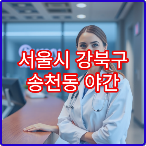 서울시 강북구 송천동 야간 이비인후과 중이염·감기 진료 병원