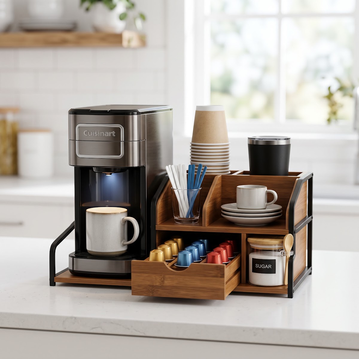 Best Coffee Station Organizers for Kitchen Counters (2026) - BEST COMPACT — PRODUCT SHOT