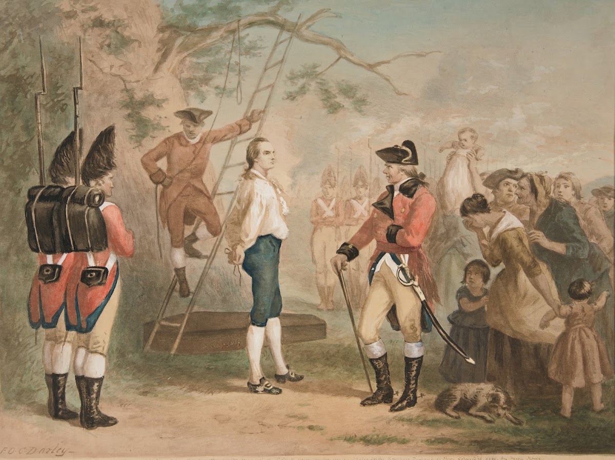 The Last Words of Nathan Hale TheHanging 1858