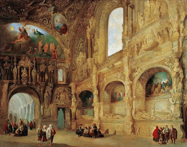 The Chapel Of The Benavente Family In Medina De Rioseco 1842
