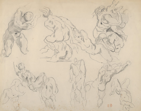 Figure Studies after Rubenss Fall of the Rebel Angels ca 182022
