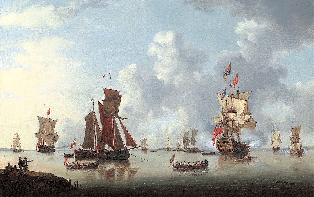 The Landing of the Sailor Prince at Spithead 1765