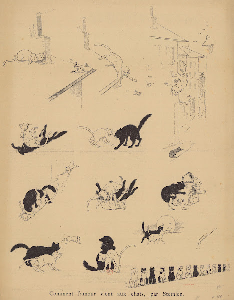 Comment lamour vient aux chats 1884