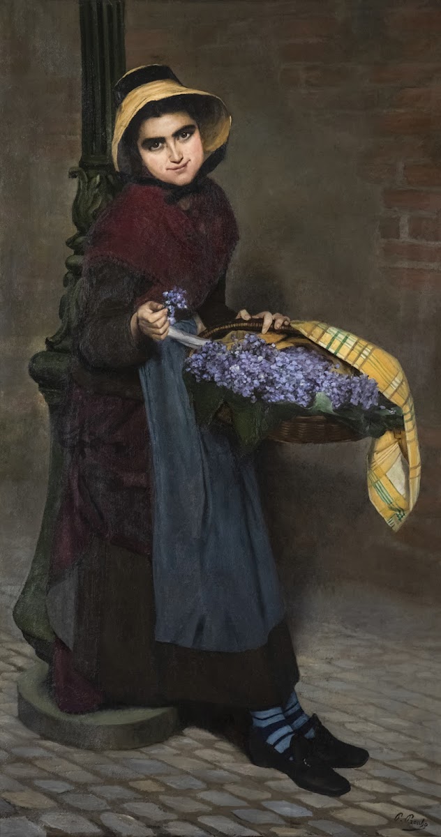 The girl selling violets
