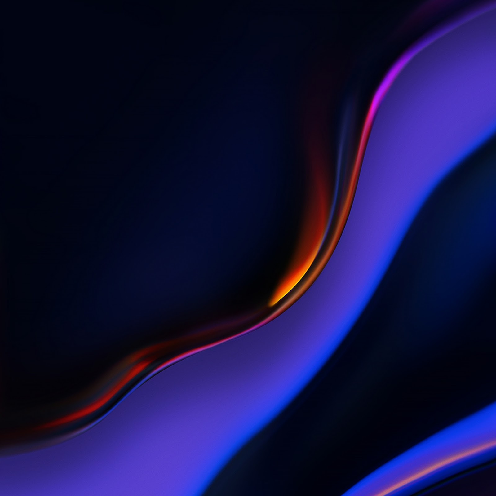 Download Abstract Neon Liquid Waves 2K iPhone