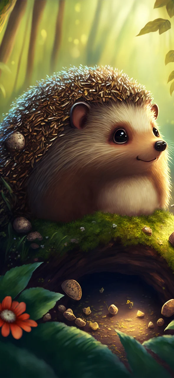 Hedgehog, Domesticated Hedgehog, Common Opossum, Opossum, Dormouse 2K iPhone Phone Wallpaper