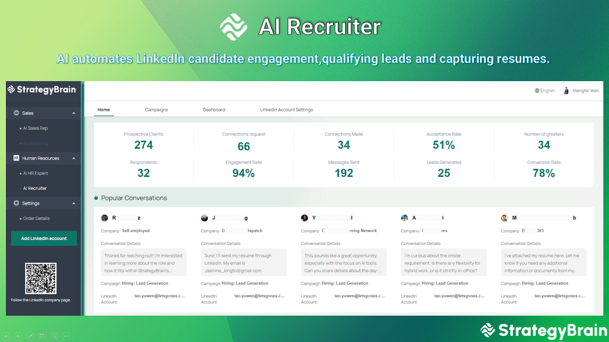 Captura de AI Recruiter